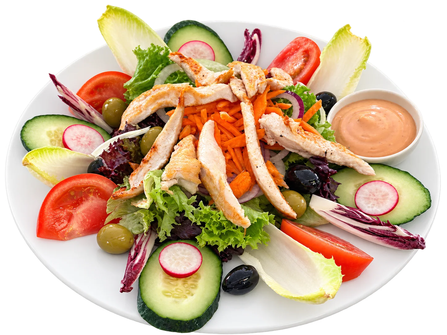 Ensalada con pollo